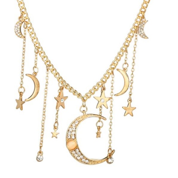 NEW moon star necklace - Picture 2 of 6